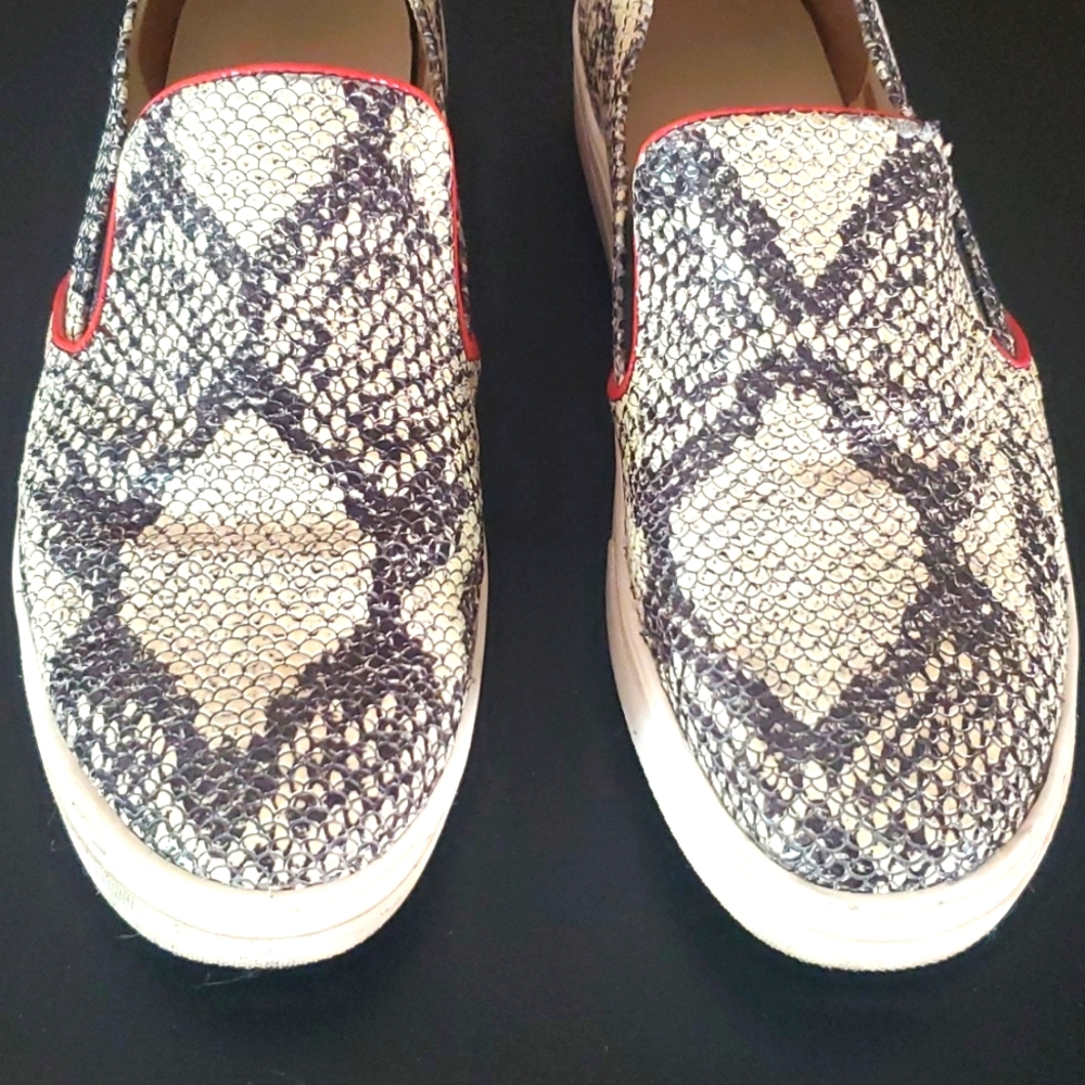 Rare Ria Manyari Real Snakeskin Sneakers sz 10